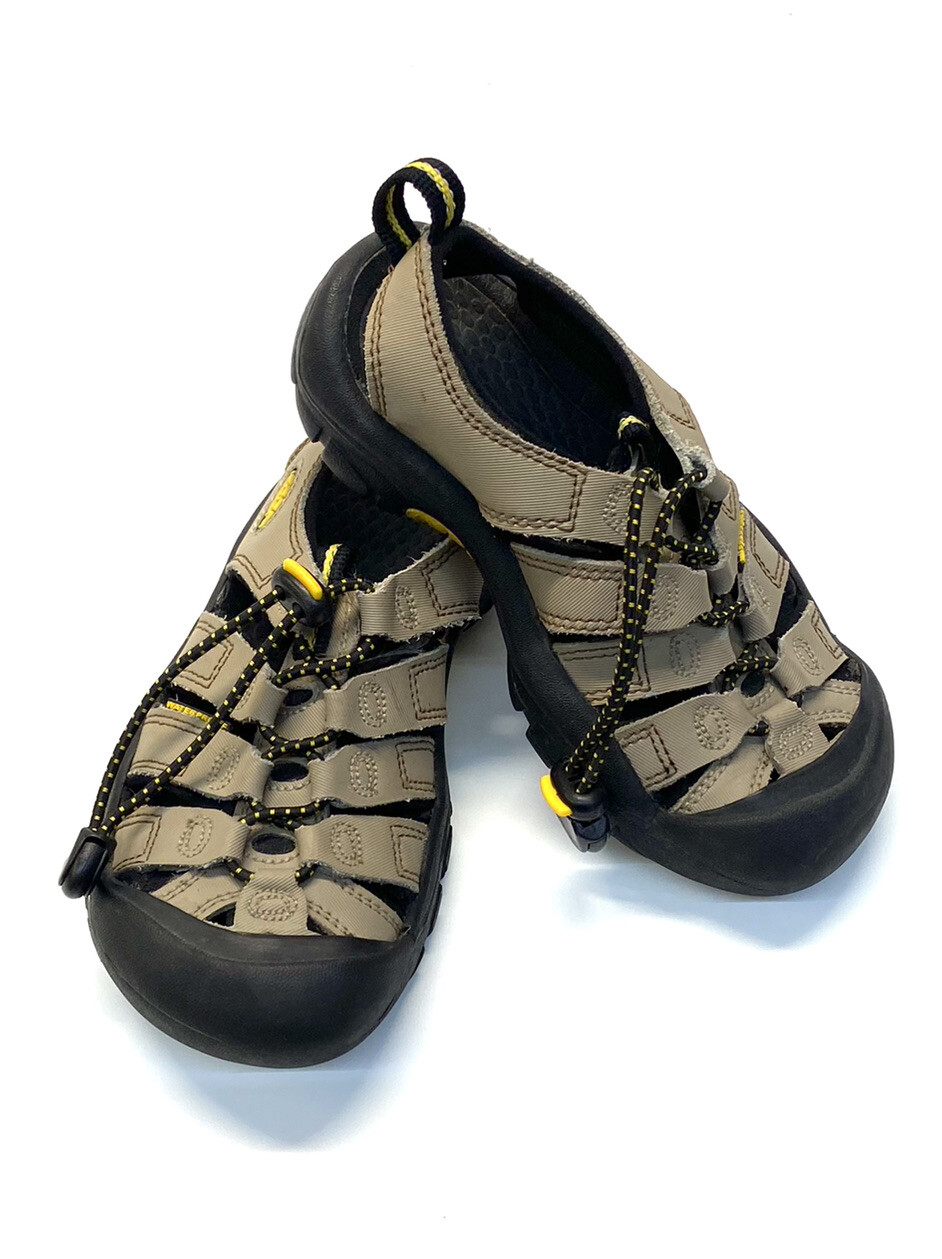 Keen Sandals Toddler Boys Size 12 Closed Toe Hiking Khaki Bungee Lace | eBay