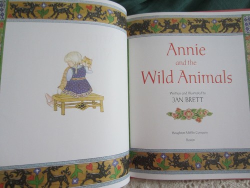 "Annie and the Wild Animals" By Brett, Jan HARDBACK 1985 - Picture 6 of 10