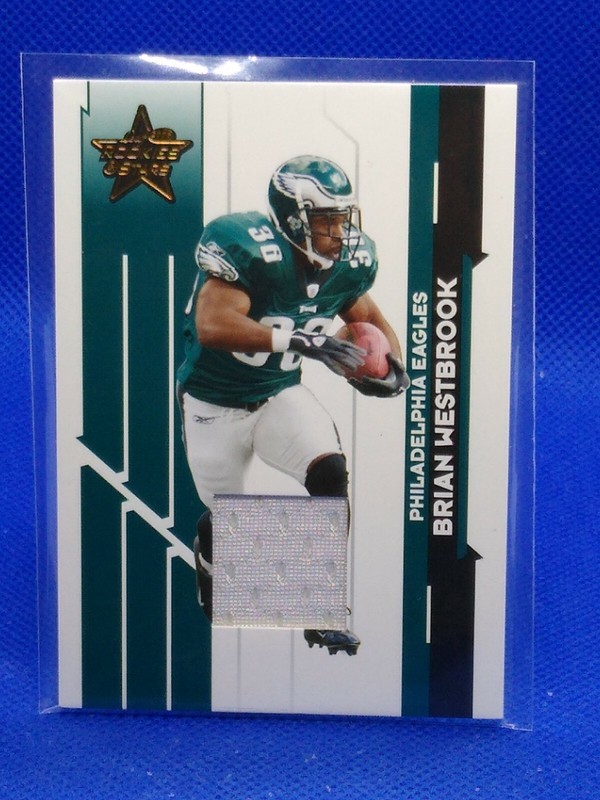2006 Rookies & Stars Game Used Relic Jersey Football Card #78 Brian Westbrook
