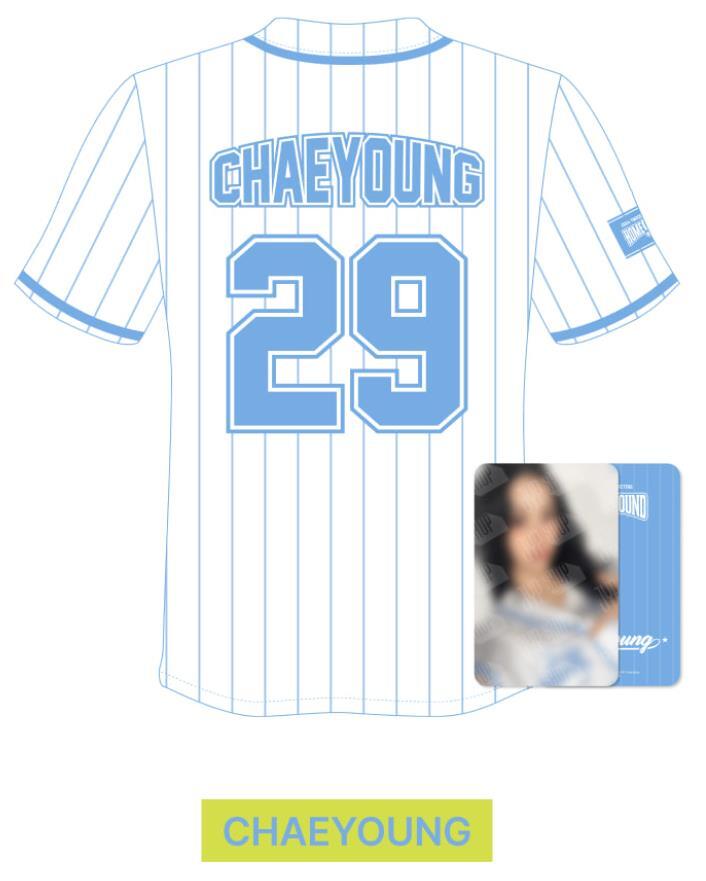 TWICE BASEBALL UNIFORM  9ROUND チェヨン TWICE HOME9ROUND BASEBALL UNIFORM チェヨン - メルカリ