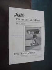 LEITZ – STRUMENTI AUSILIARI ... fotografie di piccoli oggetti mediante la LEICA