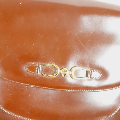 Etienne Aigner Vintage Leather Shoulder Bag Crossbody Flap Handbag - Picture 9 of 24