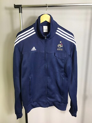 Mens ADIDAS France National 2007/2009 Blue Track Jacket Soccer