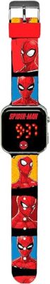 Original Marvel Spiderman  LED Uhr Armbanduhr