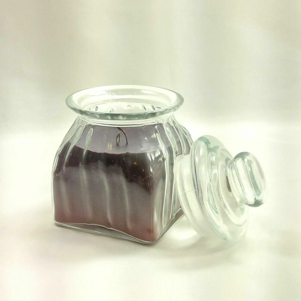 Пробуждение скудная свеча стеклянная банка контейнер духи деко аромат бордовый/фиолетовый - Изображение 3 из 4