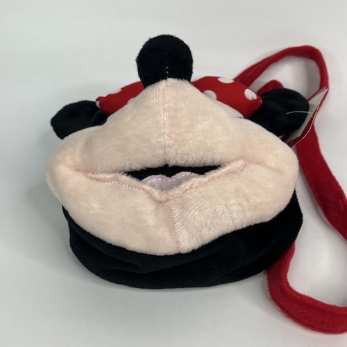 RUZ Disney Minnie Mouse Minnie Plush Zippered Bag Purse Kids W Tag Read - Picture 4 of 6