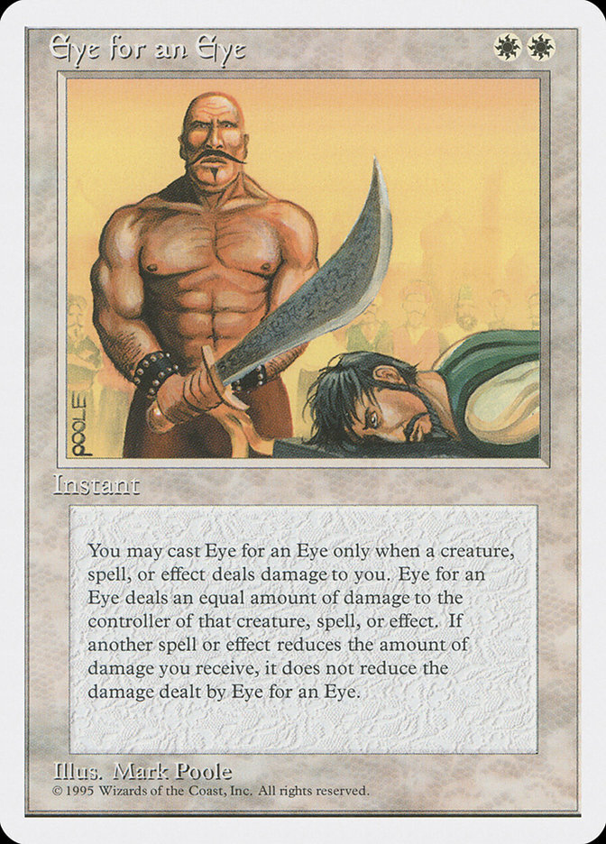 1x Eye for an Eye - LP - Fourth Edition - SPARROW MAGIC mtg