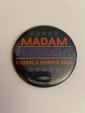 Madam President Kamala Harris 2024 Back Button P142