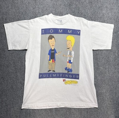 Vintage Beavis Butthead T Shirt XL Tommy Pull Finger Desantis Single Stitch 90s