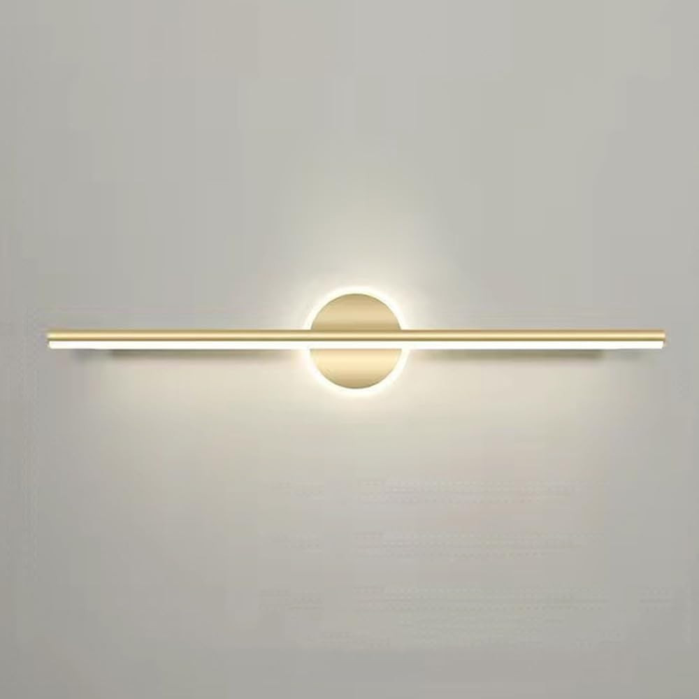 Lampada Parete LED Bagno Oro 60cm - Luce Specchio Moderna Elegante IP44