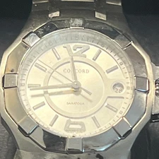 New/Never Worn: Concord Saratoga Swiss Calendar Date Stainless Steel 14.E1.1855