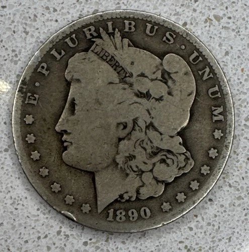 Morgan Silver Dollar 1890 New Orleans $1 Coin Circulated 0.9 Fineness