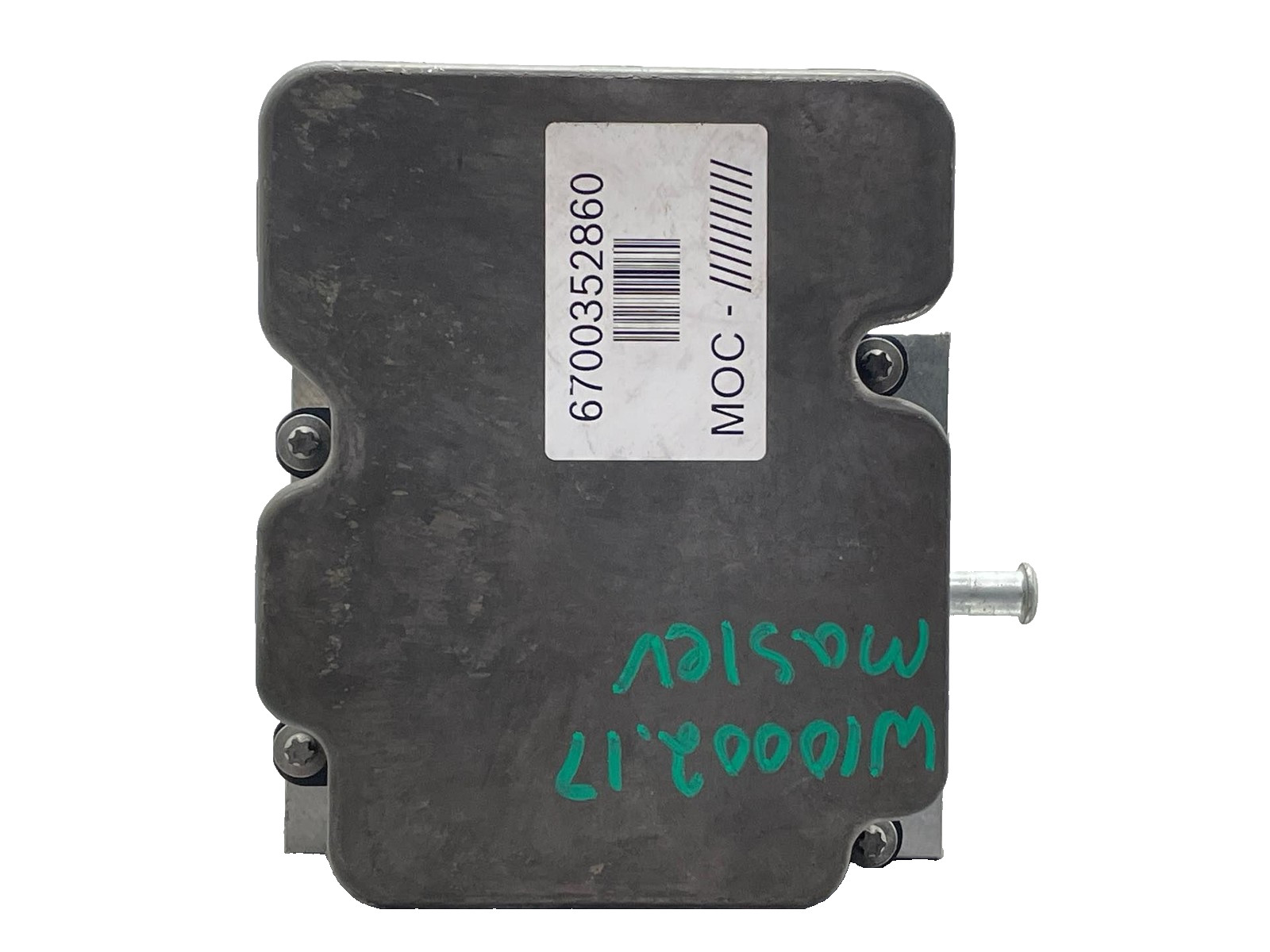 2017 Maserati Levante S Anti Lock Brake Pump Controller ABS 54K 6700352860 3.0L