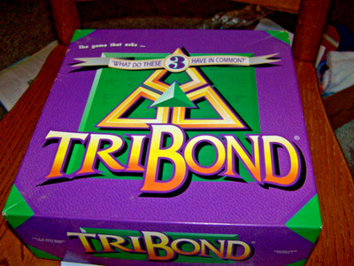 Tribond  Volume 1  What Do These 3 Have in Common preowned nice board game