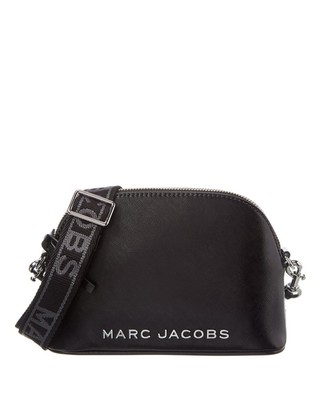 Marc Jacobs Small Dome Leather Crossbody Bag In Black/Silver | eBay
