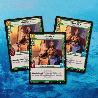 Eeth Koth Spiritual Warrior LOF Star Wars Unlimited 97 097 Legends Force SWU 3x
