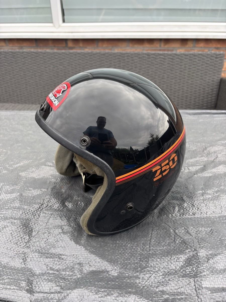 centurion motorcycle helmet X-Guang Full Face inspired by the 1978 series Battlestar Galactica A PAIR OF 1970S MOTOR