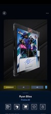 Topps Bunt Pristine 25 Ryan Bliss Blue Encased Signature Legendary DIGITAL