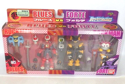 Bandai Rockman EXE Rockin  Action Bruce Forte bewegliche Figur aus Japan...