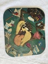 1994 Vintage Looney Tunes Taz Laptop Mouse Pad Warner Bros Tasmanian Devil