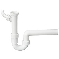 "Viega Siphon F. SpüLe 1 1/2\"G,Dn40,Mit Abwasserschlauchanschl.,Kunststoff,102449"