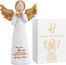 Guardian Angel Statue Figurine, Sympathy Gift for Grieving Loved Ones