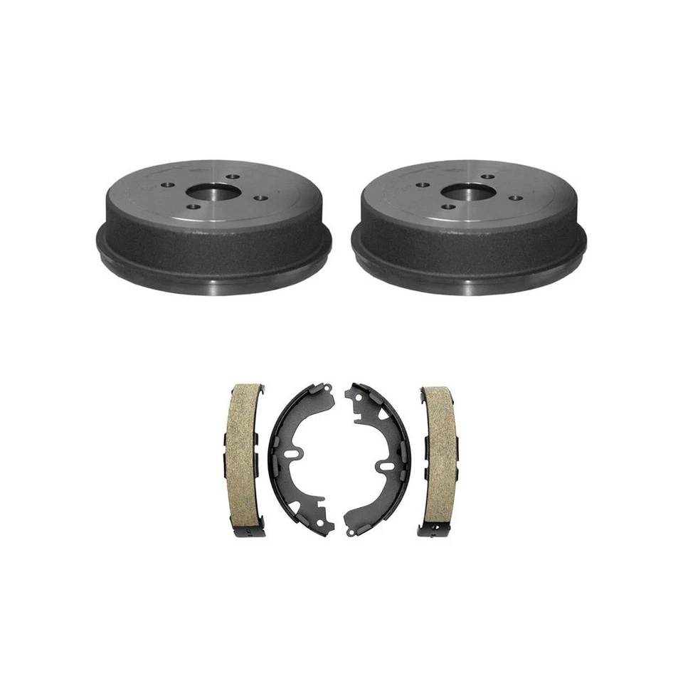 Задний комплект тормозных барабанов и тормозных колодок для 1993-1997 Geo Prizm - Raybestos - Изображение 4 из 4