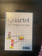 Quartet (Sega Master System) CIB W/ Game Catalog Complete W/ Manual