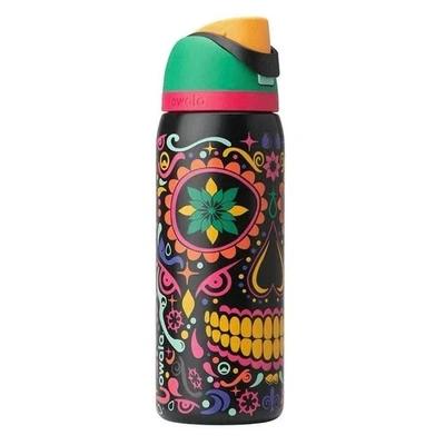 Owala FreeSip 32oz Sugar Skull Bottle 2025 Gift New In Hand