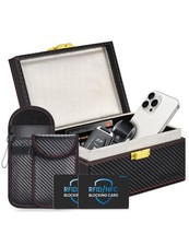 WHonor Faraday Box & Pouch Anti Theft RFID Blocking Car Key Signal Blocker