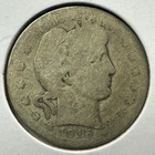 1915-D 25C Barber Quarter, Contains 0.1808oz of SILVER (88306)