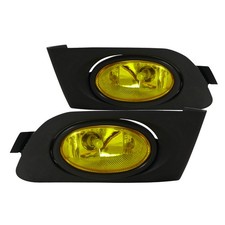 Fits 2001-2003 Honda Civic 24dr Yellow Driving Bumper Fog Lights Lampsswitch Fits 2001-2003 Honda Civic 24dr Yellow Driving Bumper Fog Lights Lampsswitch