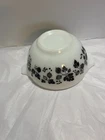 Vintage Pyrex Black Gooseberry Small Cinderella Mixing Bowl 1-1/2 pint #441