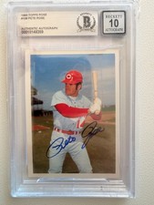 Pete Rose Signed 1985 Topps Rose #108 (Beckett | Auto Grade BGS 10)