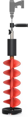 Eyoyo 6-8'' Diameter Ice Auger Bit, Nylon Cordless Drill Attachment | 1 Set Repla