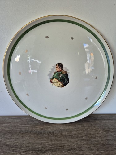 Grande Assiette En Faience De