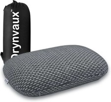 Memory Foam Camping Pillow - Lightweight Portable Small Travel Pillow for Airp