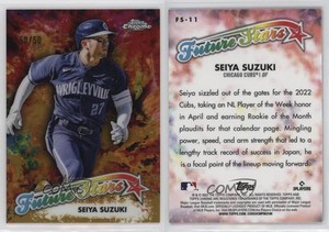2023 Topps Chrome Future Stars Gold Refractor /50 Seiya Suzuki #FS-11