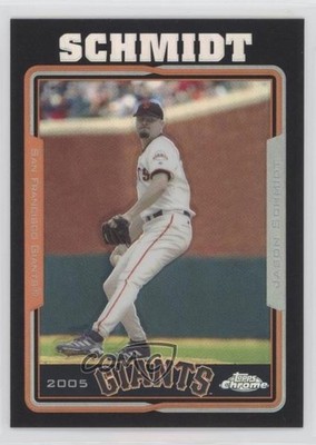 2005 Topps Chrome Black Refractor /225 Jason Schmidt #58 0h1g