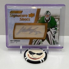 2024-25 UD Engrained Kari Lehtonen Signature Shots Autograph # SS-KA
