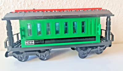 LEGO Trains 10015 Green Passenger Wagon  My Own Train V  Komplett ohne BA