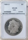 *1885 O MORGAN DOLLAR* *GEM BU DMPL* NR #CVIP117