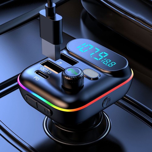 Schlankes Design drahtloser FM-Transmitter für verbessertes Auto-Musikerlebnis - Bild 12 von 12