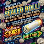 LOWEST PRICE for One (1) Kennedy Half Dollar Roll UNOPENED, UNSEARCHED Free Ship