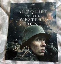 Edward Berger Signed All Quiet On The Western Front 8x10 Photo Director