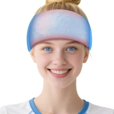 Multifunction Migraine Relief Cap,Soothing Headache Hat Ice Head Wrap,Cooling...