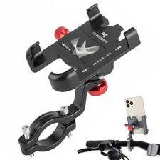 Cell Phone Mount Holder Bicycle GPS Bracket 360° Aluminium Motorcycle Handlebar