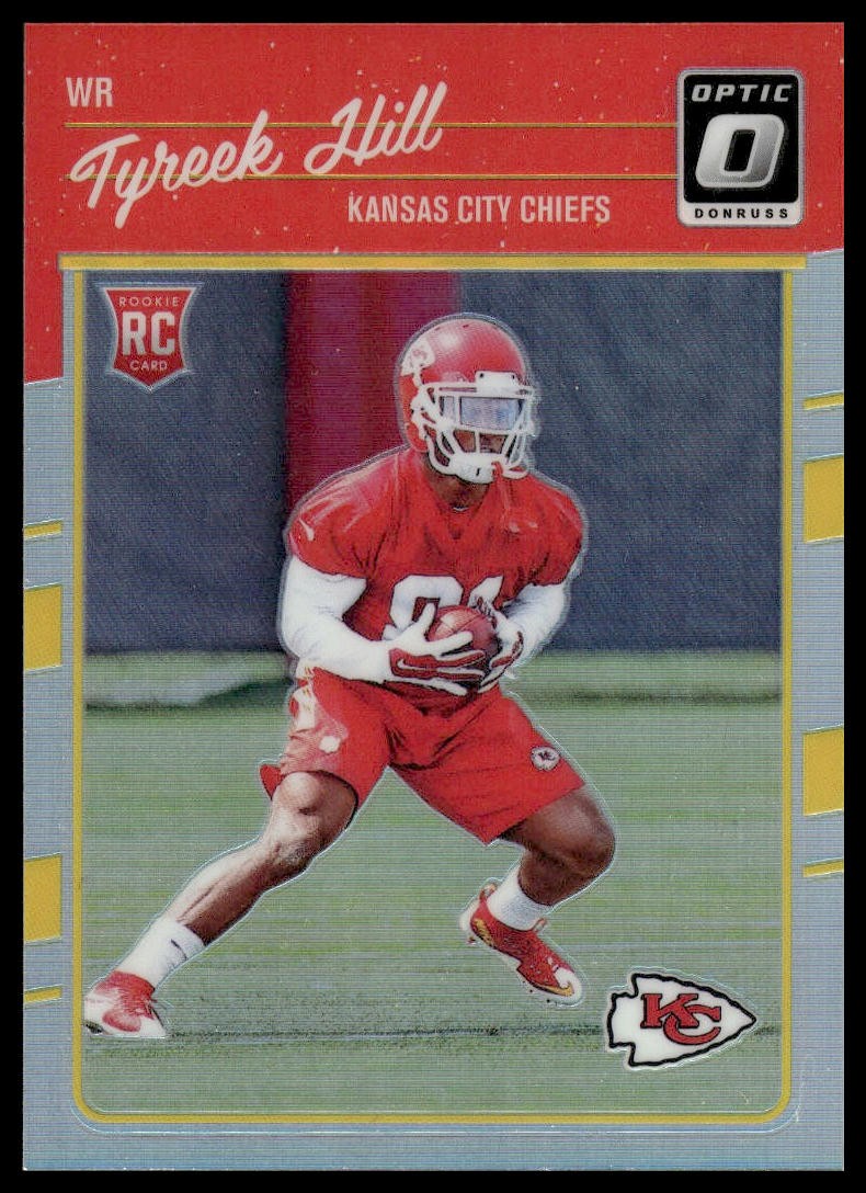 2016 Donruss Optic #117 Tyreek Hill Holo
