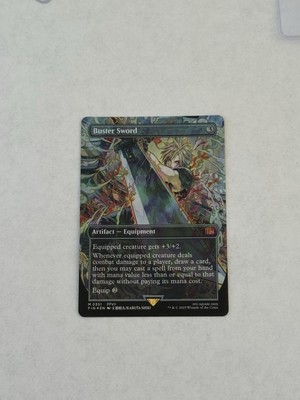 Buster Sword (Borderless) Final Fantasy Foil