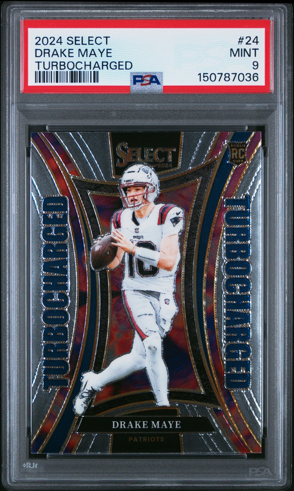 2024 PANINI SELECT TURBOCHARGED #24 DRAKE MAYE PSA 9